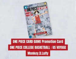 🏴‍☠🏀One Piece US College Basketball Promo Card - Mint, Unopened, In Hand - Image 4