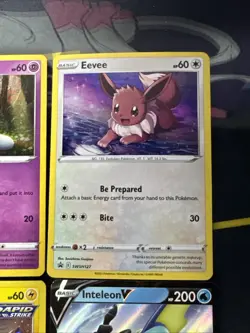 Pokemon SWSH Promo Card Lot 5 Holo Promotional Pokemon TCG Cards Inteleon Eevee - Image 3