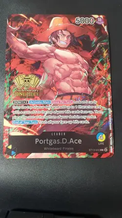 Portgas.D.Ace (2nd Anniversary Tournament) ST13-002 One Piece Promotion Cards... - Image 1