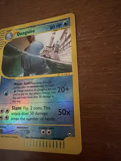 Quagsire 30/147 Aquapolis PSA Holo Reverse Rare Pokemon Card - Image 2