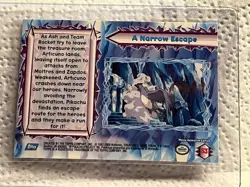 Pokemon 2000 Movie Animation Edition - Holo Foil card 53 A Narrow Escape - Image 2