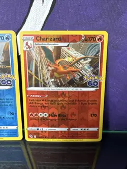 Pokemon TCG 3 Card Pokemon GO Lot Venusaur/Charizard/Blastoise All Reverse Holo - Image 2