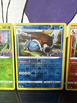 Pokemon TCG 3 Card Pokemon GO Lot Venusaur/Charizard/Blastoise All Reverse Holo - Image 3