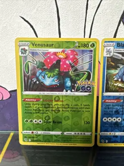 Pokemon TCG 3 Card Pokemon GO Lot Venusaur/Charizard/Blastoise All Reverse Holo - Image 4