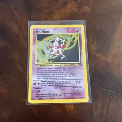 Mr. Mime (6) Holo Rare Jungle 06/64 MP Pokemon Card - Image 1