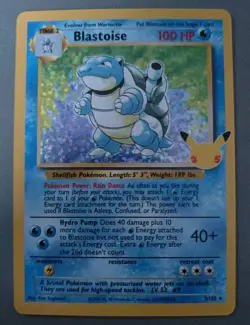 Blastoise Celebrations: Classic Collection 2/102 Pokemon Card NM - Image 1