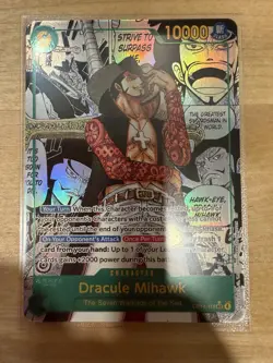 2026 One Piece OP14 8 Card Lot Including Dracule Mihawk Manga, Perona SR, Etc - Image 2