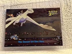 Pokemon 2000 Movie Animation Edition - Holo Foil card 66 The Beast of the Sea - Image 1