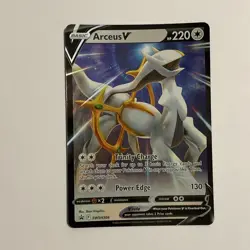 Arceus V SWSH306 Black Star Promo Sword & Shield Holo Pokemon TCG Card - Image 1
