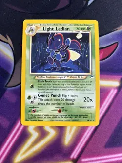 Light Ledian 24/105 Rare Neo Destiny Pokemon Card - LP - Image 1