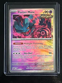 Flutter Mane 043/131 Master Ball Reverse Holo Prismatic Evolutions Pokemon Card - Image 1