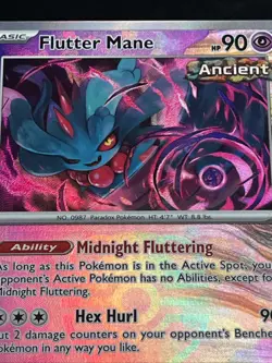 Flutter Mane 043/131 Master Ball Reverse Holo Prismatic Evolutions Pokemon Card - Image 3