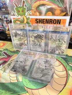 FULL SET OF DRAGONBALL SUPER CARD GAME SILVER FOIL REGIONALS RARE SET - Image 1