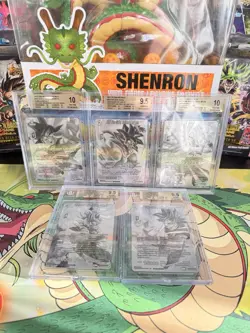 FULL SET OF DRAGONBALL SUPER CARD GAME SILVER FOIL REGIONALS RARE SET - Image 2