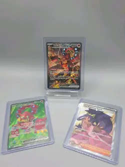 Near Mint - Pokemon TCG Journey Together Volcanion EX Card 182/159 - X3 Card Lot - Image 1