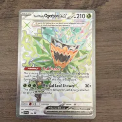 Teal Mask Ogerpon EX 166 Sv: Scarlet & Violet Promo Cards Holo - Image 1