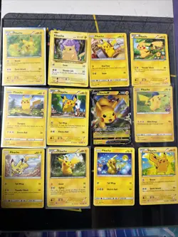 12 Cards PIKACHU Lot 💥 Pokemon Go Holo, Full Art V 2014-2022 No Duplicates NM - Image 1