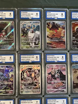 Pokemon Graded Bundle Lot Of 15 Graded Cards AR and CHR - Image 3