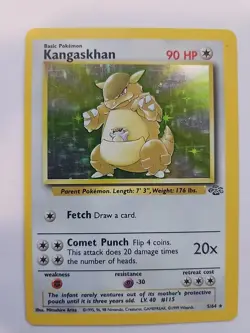Kangaskhan Holo Jungle Pokemon Card Base WOTC NM - Image 1
