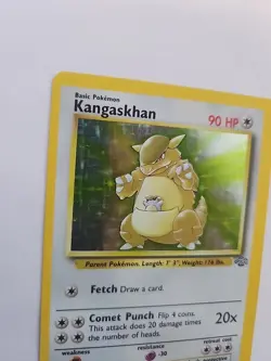 Kangaskhan Holo Jungle Pokemon Card Base WOTC NM - Image 3