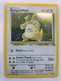 Kangaskhan Holo Jungle Pokemon Card Base WOTC NM - Image 1
