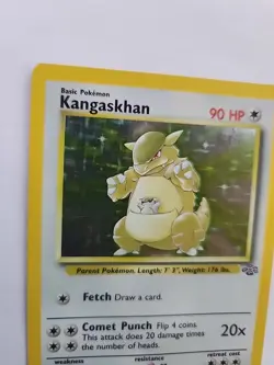 Kangaskhan Holo Jungle Pokemon Card Base WOTC NM - Image 2