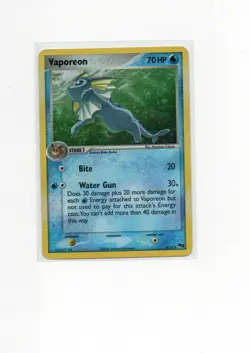 Pokemon TCG English Card Pop Series 3 Vaporeon 6/17 Holo Rare - Image 3