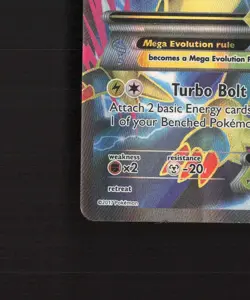 Mega Manectric EX 24a/119 Phantom Forces Full Art Ultra Rare Pokemon Card DMG - Image 5