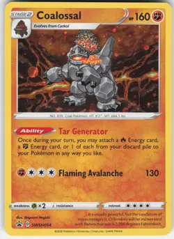 Coalossal - Promo SWSH: Sword & Shield Promo Cards SWSH054 LP-NM - Image 1