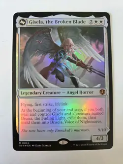 Gisela Broken Blade / Brisela Voice OF Nightmares Foil Innistrad NM English MTG - Image 1