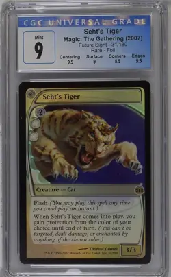 SEHT'S TIGER Future Sight Foil Rare CGC 9 MTG [Nostalgium] - Image 1