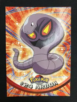 Pokemon Topps Serie 1 Arbok 24 ITA Nintendo Non Holo - Image 1