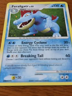 2007 Pokemon Diamond & Pearl Mysterious Treasures - Feraligatr 8/123 Holo - Image 2