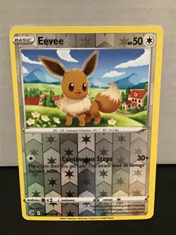 Eevee 205/264 Reverse Holo Pokemon Fusion Strike Common - Image 1