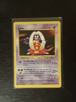 Pokemon TCG Jynx 31/102 Uncommon WOTC Base Set Shadowless MP 31/102 - Image 1
