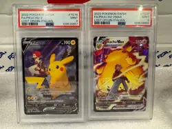 Pokemon PSA 9 Pikachu V TG16/Tg30 Pikachu Vmax Tg17/Tg30 Origine Perduta ITA - Image 2