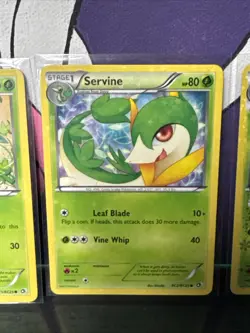 Pokemon TCG Bundle Lot X 3 Snivy RC1/RC25 Servine RC2/RC25 Serperior RC3/RC25 - Image 4
