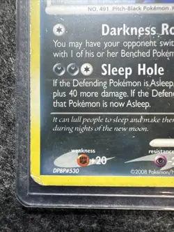 2008 Pokemon D&P (Great Encounters) Darkrai Holo #4 - Image 2