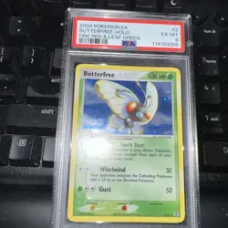 Pokemon PSA 6 Butterfree 2/112 Holo Rare Fire Red & Leaf Green Graded - Image 1