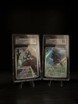 Pokemon Golett and Golurk CGC Gem Mint 10 Japanese Art Rare Black Bolt - Image 1