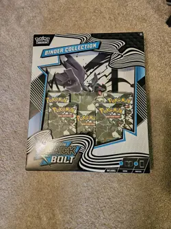 Pokemon Scarlet And Violet Black Bolt Binder Collection New Box - Image 1