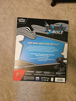 Pokemon Scarlet And Violet Black Bolt Binder Collection New Box - Image 2