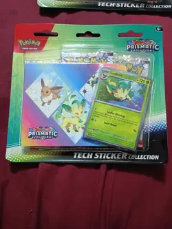 Pokemon Scarlet & Violet: Prismatic Evolutions Tech Sticker Collection -Lot of 2 - Image 1