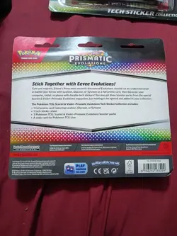 Pokemon Scarlet & Violet: Prismatic Evolutions Tech Sticker Collection -Lot of 2 - Image 2