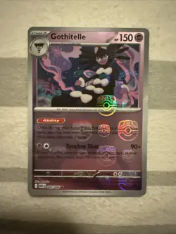 Gothitelle Master Ball Pattern 043/086 SV: White Flare Rare Pokemon TCG - Image 1