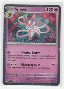 Pokemon Scarlet & Violet Black Star Promo - Sylveon SVP 172 Cosmos Holo - Image 1
