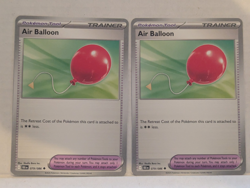 2X playset Air Balloon 079/086 - SV: Black Bolt pokemon TCG free shipping - Image 1