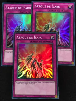 Yugioh Icarus Attack WIRA-EN058 1st Super x3 (LP) Spanish - Image 1