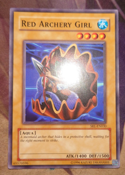 YU-GI-OH SRL-EN030 RED ARCHERY GIRL - Image 1