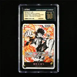 CGC 10 PRISTINE 2023 One Piece CHN Monkey D.Luffy ST13-003 L (Alt Art Parallel) - Image 1